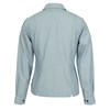 Year 7-12 Long Sleeve Blouse - navy/white